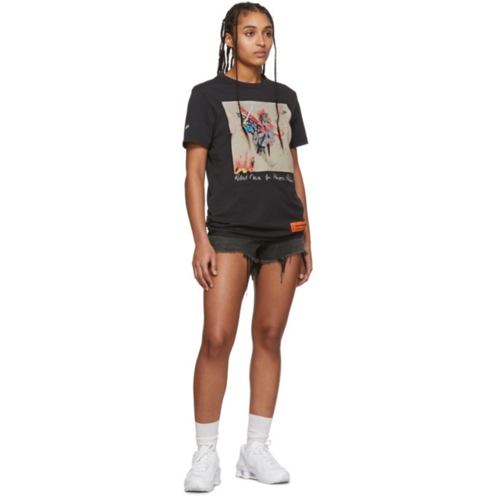 Heron Preston Black Robert Nava Edition T-Shirt